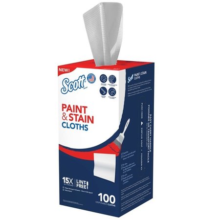 KIMBERLY-CLARK Cloth Paint-Stain 100 Count 53942